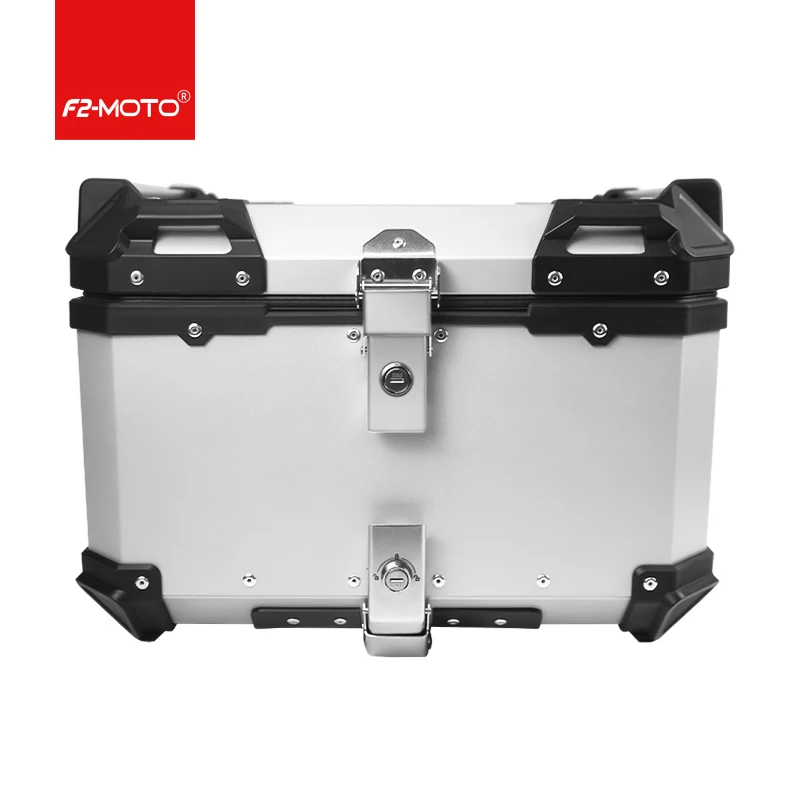 Modification F2-MOTO 55L Silver Aluminum Alloy Top Box Used for Motorcycle and Electric Vehicle Tail Installation
Modification F2-MOTO 55L Silver Aluminum Alloy Top Box Used for Motorcycle and Electric Vehicle Tail Installation