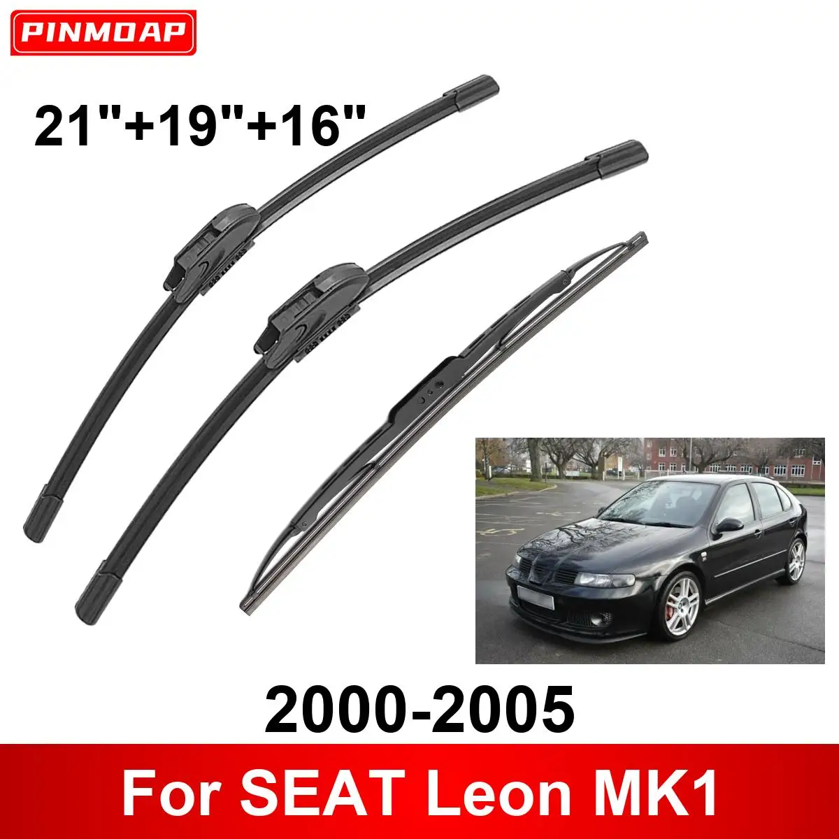Щетки стеклоочистителя передние и задние для SEAT Leon MK1 2000-2005, 3 шт.
Щетки стеклоочистителя передние и задние для SEAT Leon MK1 2000-2005, 3 шт.