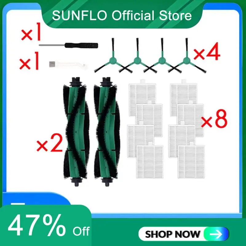 SUNFLO 16 шт. для Irobot Roomba Combo Essential Series Q011/Y0110/Q0120/Y0140, упаковка запасных частей для робота-пылесоса
SUNFLO 16 шт. для Irobot Roomba Combo Essential Series Q011/Y0110/Q0120/Y0140, упаковка запасных частей для робота-пылесоса