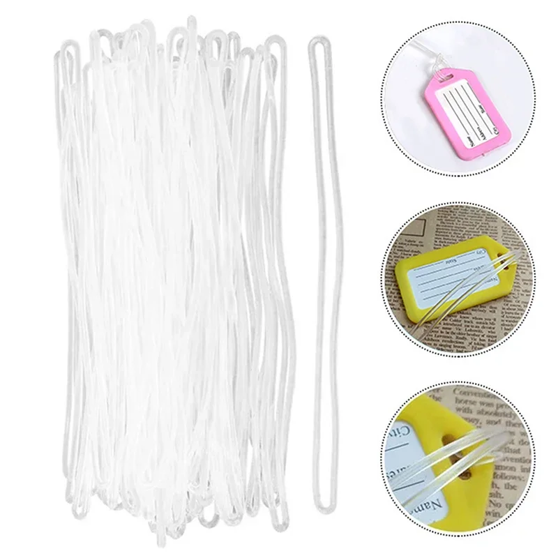 50pcs Transparent Travel Tags with Plastic Bag Loops Luggage ID Label Strap Holder Lanyard Portable Travel Accessories
50pcs Transparent Travel Tags with Plastic Bag Loops Luggage ID Label Strap Holder Lanyard Portable Travel Accessories