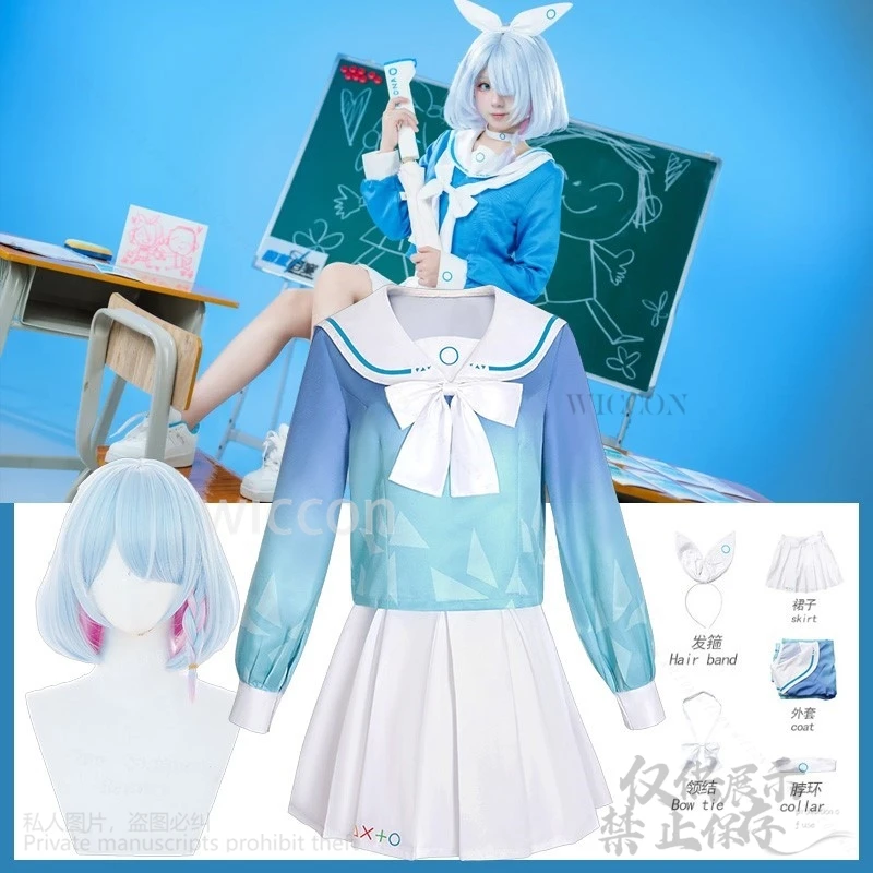 Аниме-игра Синий Архив Косплей Арона Костюм Kawaii Loli Платье Синий Jk Платье Парики Симпатичная Униформа Топы Платье Для Девочек по индивидуальному заказу
Аниме-игра Синий Архив Косплей Арона Костюм Kawaii Loli Платье Синий Jk Платье Парики Симпатичная Униформа Топы Платье Для Девочек по индивидуальному заказу
