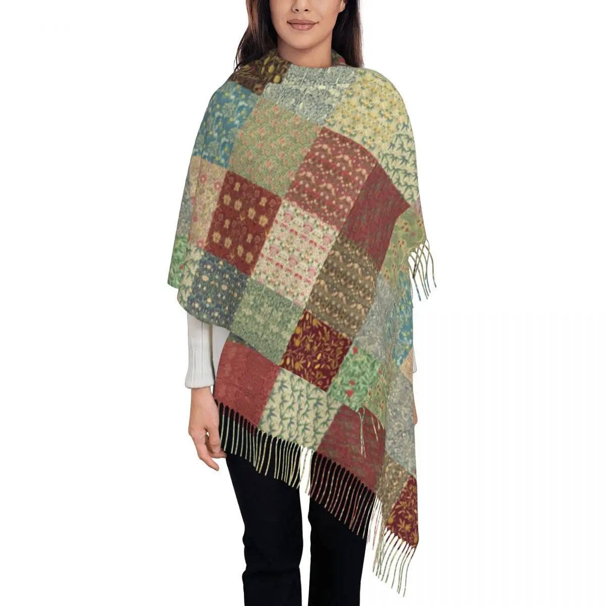 William Morris Pattern Collection Tassel Scarf Women Soft Floral Textile Shawls Wraps Female Winter Scarves
William Morris Pattern Collection Tassel Scarf Women Soft Floral Textile Shawls Wraps Female Winter Scarves