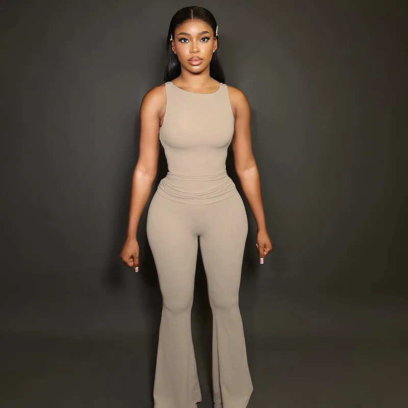 Casual Workout Short Sets 2 Piece Outfits For Women's Ribbed Crop Running Fitness Tank Top High Waist Leggings Activewear Suits
Casual Workout Short Sets 2 Piece Outfits For Women's Ribbed Crop Running Fitness Tank Top High Waist Leggings Activewear Suits