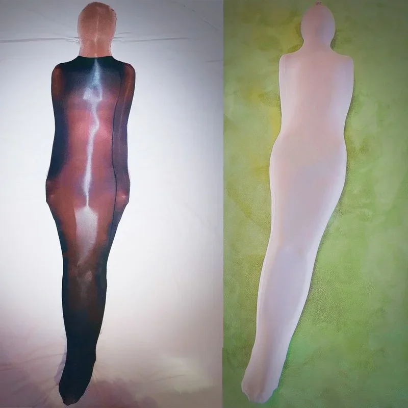 Super Oily Shiny Full Body Stockings All-Inclusive Mummy Sleeping Bag Elastic Tight One Piece Bodystocking for Special Occasions
Super Oily Shiny Full Body Stockings All-Inclusive Mummy Sleeping Bag Elastic Tight One Piece Bodystocking for Special Occasions