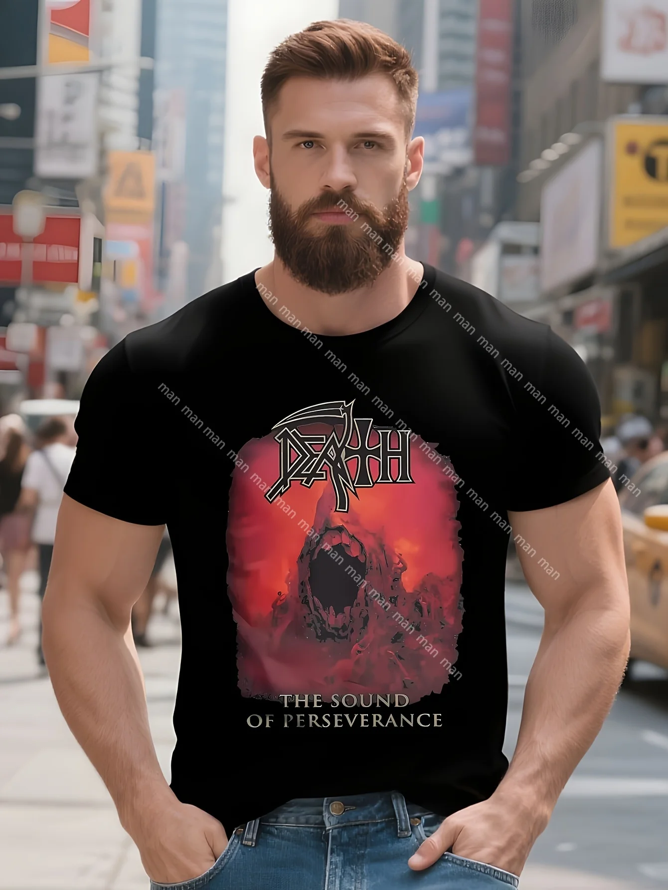 Футболка Band Death The Sound Of Persistence, товары для мужчин и женщин, хлопковая забавная футболка с короткими рукавами, одежда всех сезонов # кол
Футболка Band Death The Sound Of Persistence, товары для мужчин и женщин, хлопковая забавная футболка с короткими рукавами, одежда всех сезонов # кол