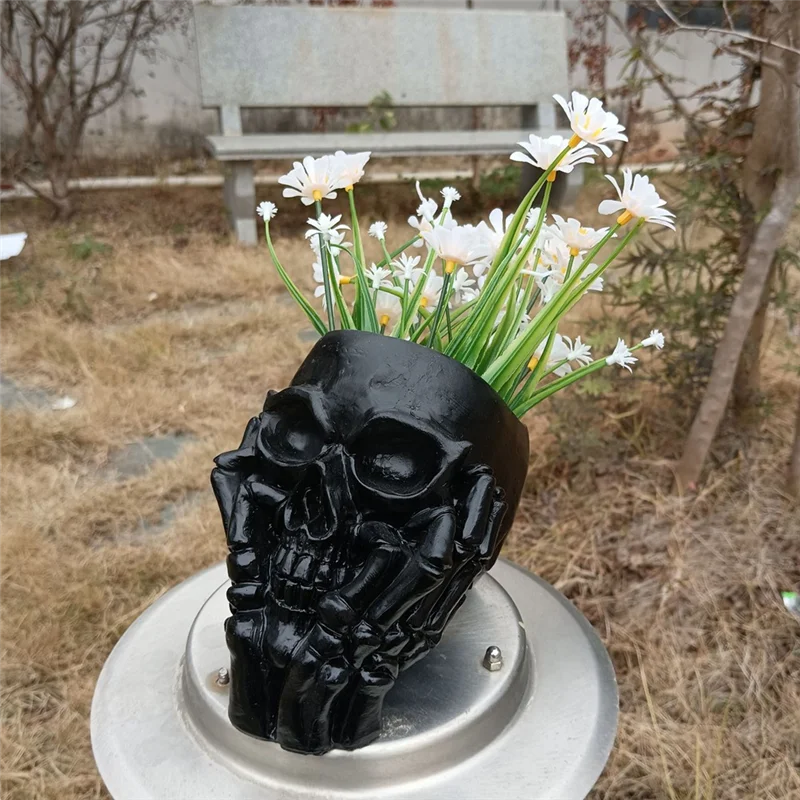 Resin Skulls Flower Pot Unique Plant Pots Skeleton Vase Zombieshaped Planter Pot Home Decor Halloween Decorations
Resin Skulls Flower Pot Unique Plant Pots Skeleton Vase Zombieshaped Planter Pot Home Decor Halloween Decorations