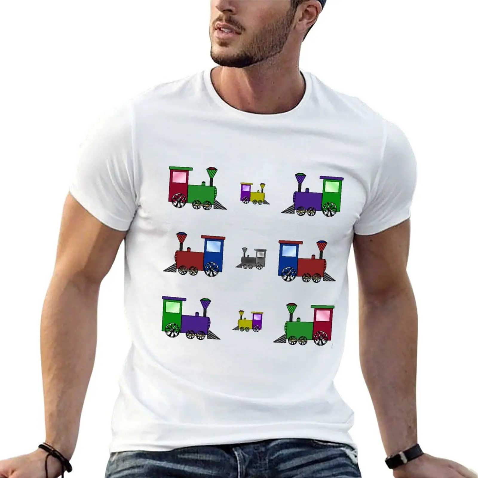 Nursery Trains T-Shirt funny t shirts cotton cotton t shirts man 100% t shirts for man cotton funny T-shirt
Nursery Trains T-Shirt funny t shirts cotton cotton t shirts man 100% t shirts for man cotton funny T-shirt
