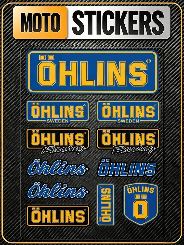FOR OHLINS All Purpose Reflective Waterproof Scratch Blocker Decal Car Bike Helmet Cup Refrigerator Decorative Stickers
FOR OHLINS All Purpose Reflective Waterproof Scratch Blocker Decal Car Bike Helmet Cup Refrigerator Decorative Stickers