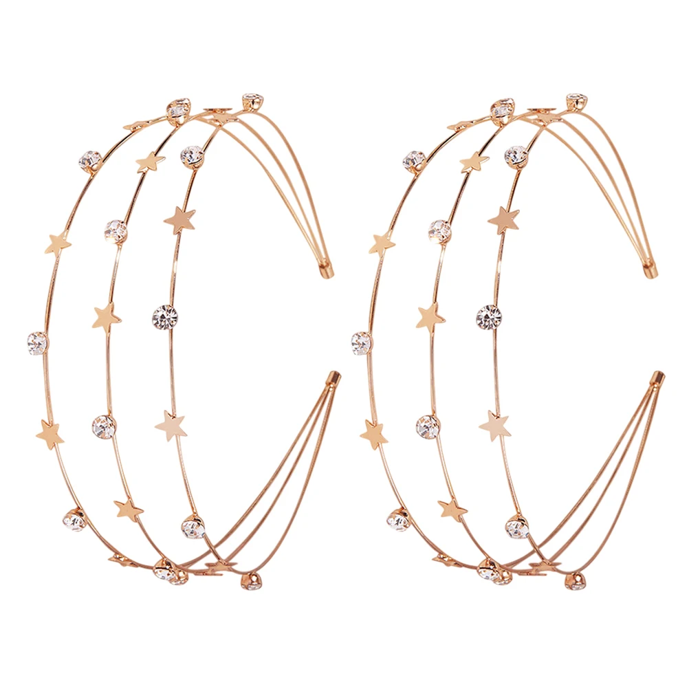 2Pcs Headband Glitter Star Hairband Rhinestone Bridal Birthday Elegant Sparkly Women Girls Stylish Comfortable Durable Versatile
2Pcs Headband Glitter Star Hairband Rhinestone Bridal Birthday Elegant Sparkly Women Girls Stylish Comfortable Durable Versatile