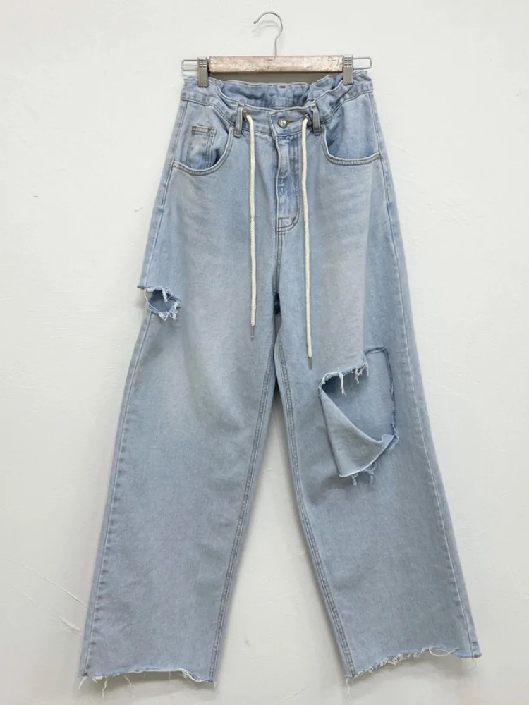 Винтажные широкие джинсы American Sle, дизайн Dongda Gate, потертые персональные длинные брюки для молодых женщин, летние обычные брюки...
Винтажные широкие джинсы American Sle, дизайн Dongda Gate, потертые персональные длинные брюки для молодых женщин, летние обычные брюки...