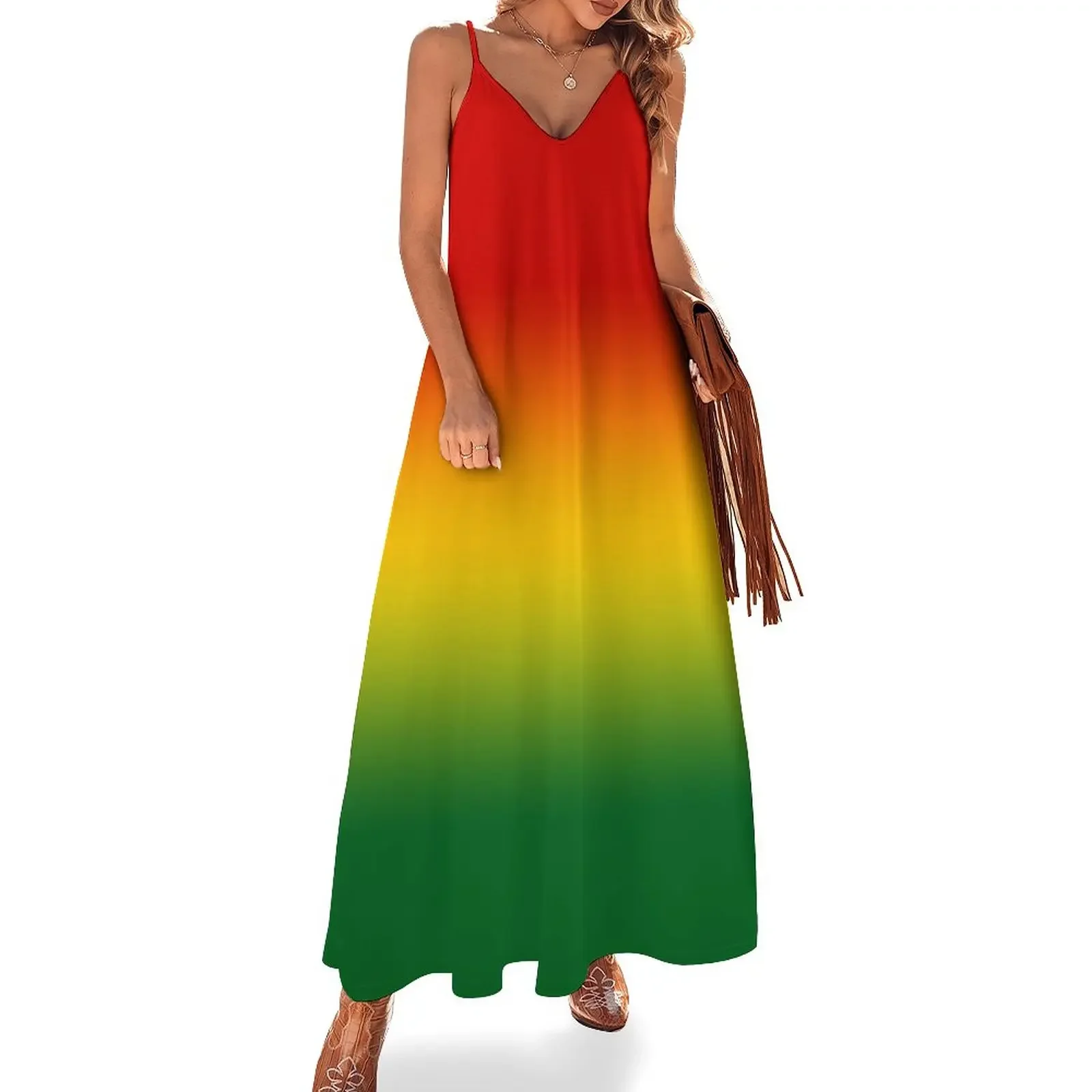 Jamaican Colors Red Yellow Green Blend Pattern Sleeveless Dress dresses for official occasions Female dress
Jamaican Colors Red Yellow Green Blend Pattern Sleeveless Dress dresses for official occasions Female dress