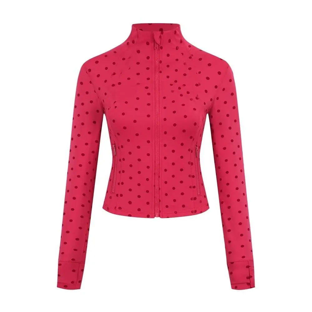 Дизайнерская укороченная куртка для йоги с золотой молнией, женская спортивная куртка с длинным рукавом, дышащая, влагоотводящая, для фитнеса и спортзала
Дизайнерская укороченная куртка для йоги с золотой молнией, женская спортивная куртка с длинным рукавом, дышащая, влагоотводящая, для фитнеса и спортзала