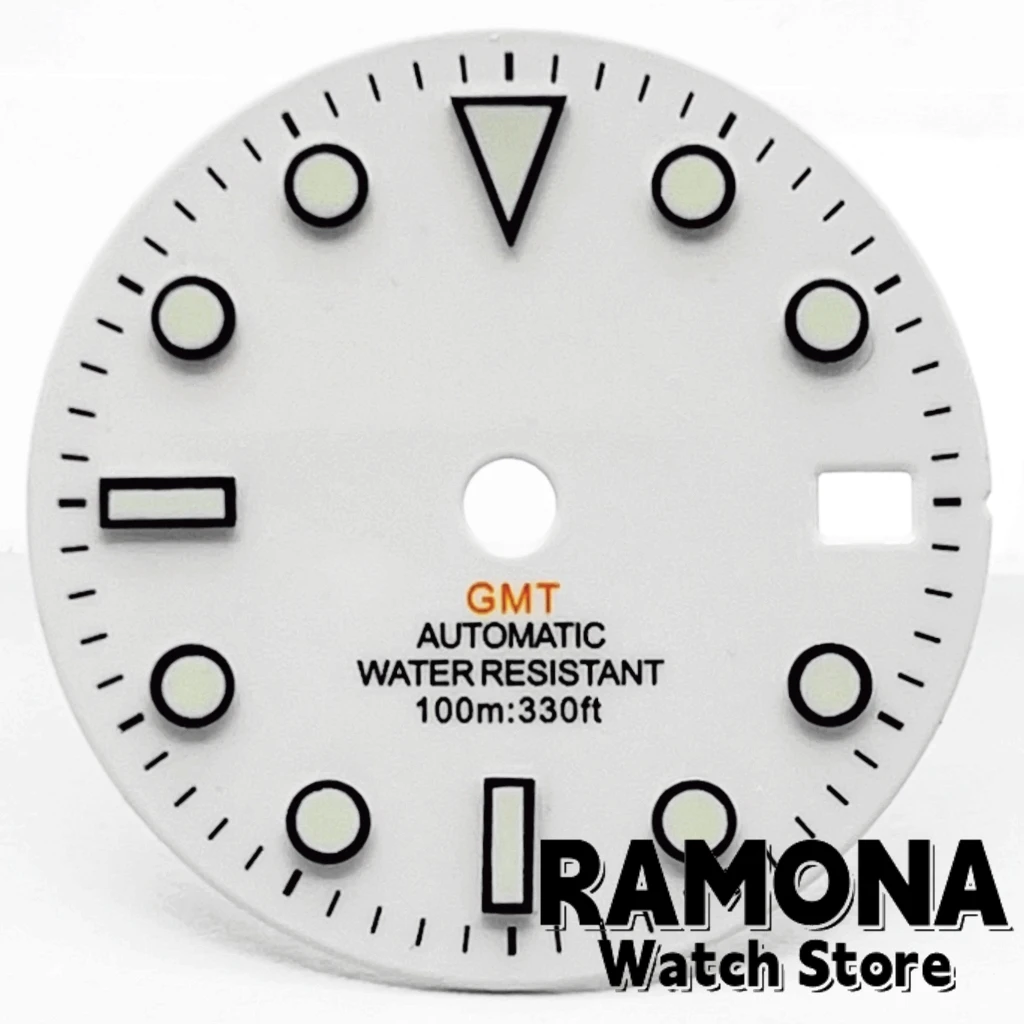 NH34 28,6 мм GMT стерильный синий светящийся циферблат часов подходит для механизма NH34 с окошком календаря аксессуары для часов
NH34 28,6 мм GMT стерильный синий светящийся циферблат часов подходит для механизма NH34 с окошком календаря аксессуары для часов