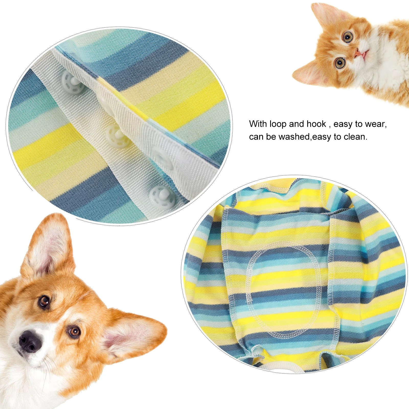 Dog Surgical Suit Anti-Licking Recovery Vest For Wound Healing After Neutering Pet Protector Small Surgery Puppy
Dog Surgical Suit Anti-Licking Recovery Vest For Wound Healing After Neutering Pet Protector Small Surgery Puppy