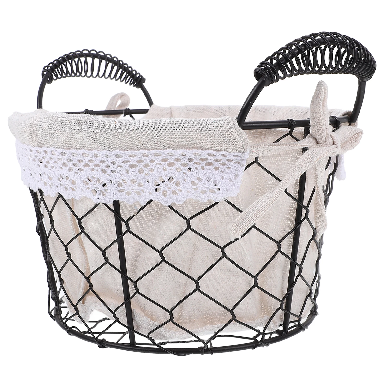 Iron Storage Wrought Iron Bread Round Wire Basket Fabric Liner Home Decor Photography Prop Fruit Serving Basket Egg Storage
Iron Storage Wrought Iron Bread Round Wire Basket Fabric Liner Home Decor Photography Prop Fruit Serving Basket Egg Storage