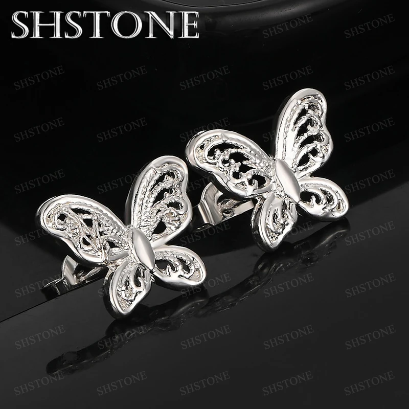 925 Sterling Silver Stud Earrings Butterfly Women's Luxury Delicate Beautiful Engagement Wedding Party Jewelry Gifts Accessories
925 Sterling Silver Stud Earrings Butterfly Women's Luxury Delicate Beautiful Engagement Wedding Party Jewelry Gifts Accessories