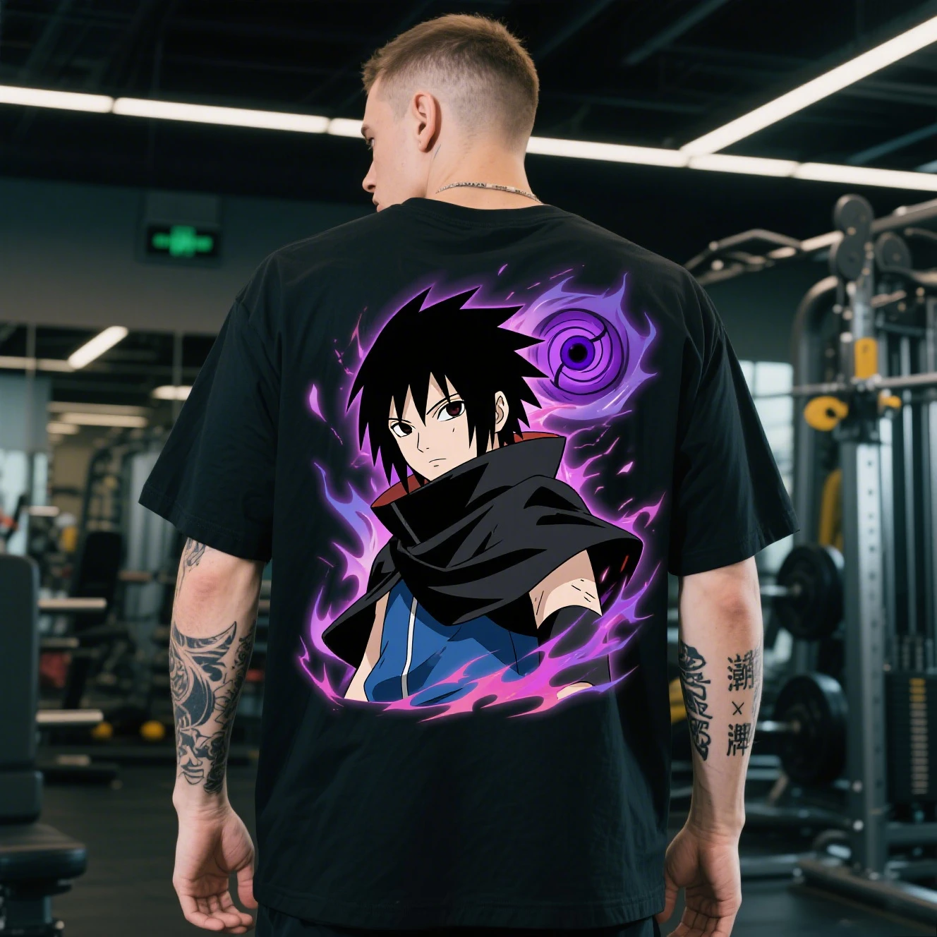 Summer Pure Cotton Round-neck Short-sleeved T-shirts for Men and Women, From The Famous Anime "Naruto: Uchiha Sasuke"
Summer Pure Cotton Round-neck Short-sleeved T-shirts for Men and Women, From The Famous Anime "Naruto: Uchiha Sasuke"