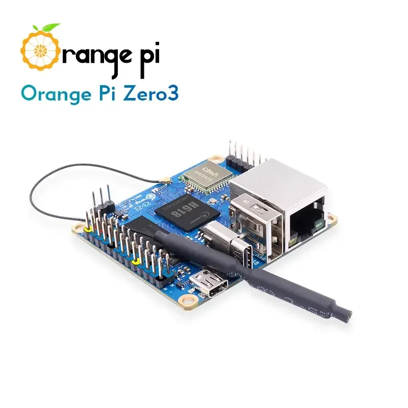 Orange Pi Zero3 Zero 3 1G 2G 4G RAM Allwinner H618 64-bit WiFi5+BT 5.0 ZGigabit LAN Port Mini PC Single Board Computer
Orange Pi Zero3 Zero 3 1G 2G 4G RAM Allwinner H618 64-bit WiFi5+BT 5.0 ZGigabit LAN Port Mini PC Single Board Computer