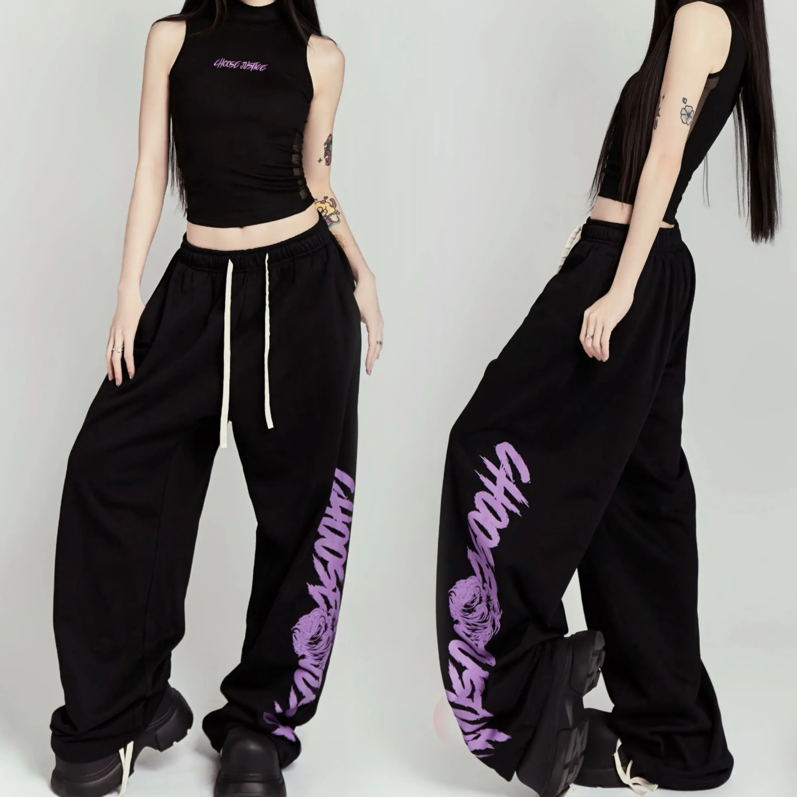 Original American Streetwear Hip Hop Loose Fit Casual Sports Pants Jazz Wide Leg Pants High Waist Long Cotton Blend Trousers
Original American Streetwear Hip Hop Loose Fit Casual Sports Pants Jazz Wide Leg Pants High Waist Long Cotton Blend Trousers