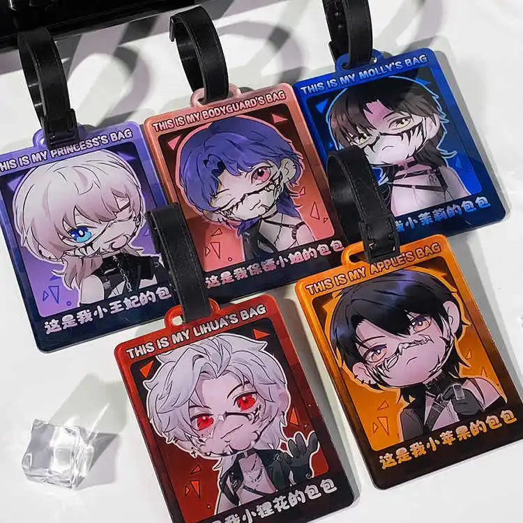 Love and Deepspace Rafayel Sylus Caleb Zayne Xavier Wolf's Tail Cosplay Acrylic Baggage Tag Cartoon Luggage Tags Pendant Gift
Love and Deepspace Rafayel Sylus Caleb Zayne Xavier Wolf's Tail Cosplay Acrylic Baggage Tag Cartoon Luggage Tags Pendant Gift
