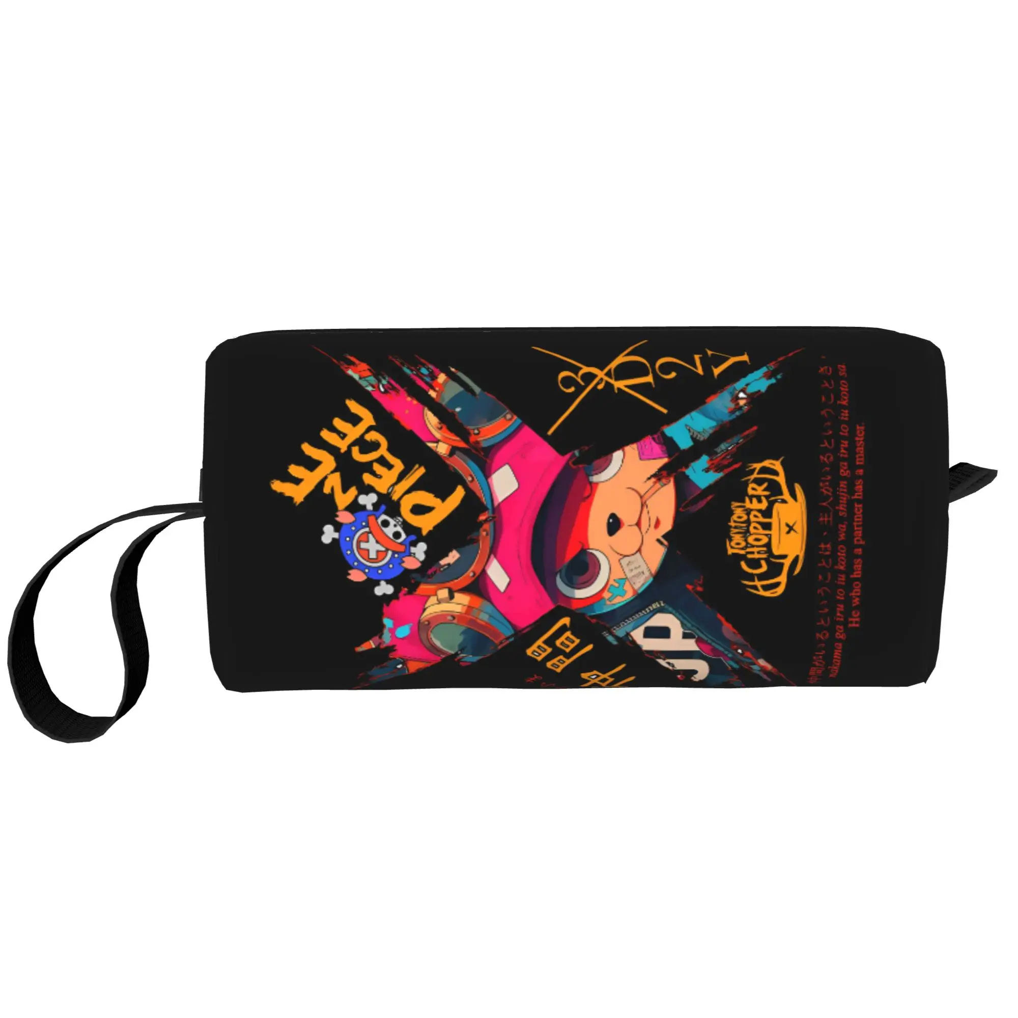 One P-Pieces Tonys Choppers Cosmetic Bag Fashion Large Capacity Funny Anime Comic Makeup Case Beauty Storage Toiletry Bags
One P-Pieces Tonys Choppers Cosmetic Bag Fashion Large Capacity Funny Anime Comic Makeup Case Beauty Storage Toiletry Bags