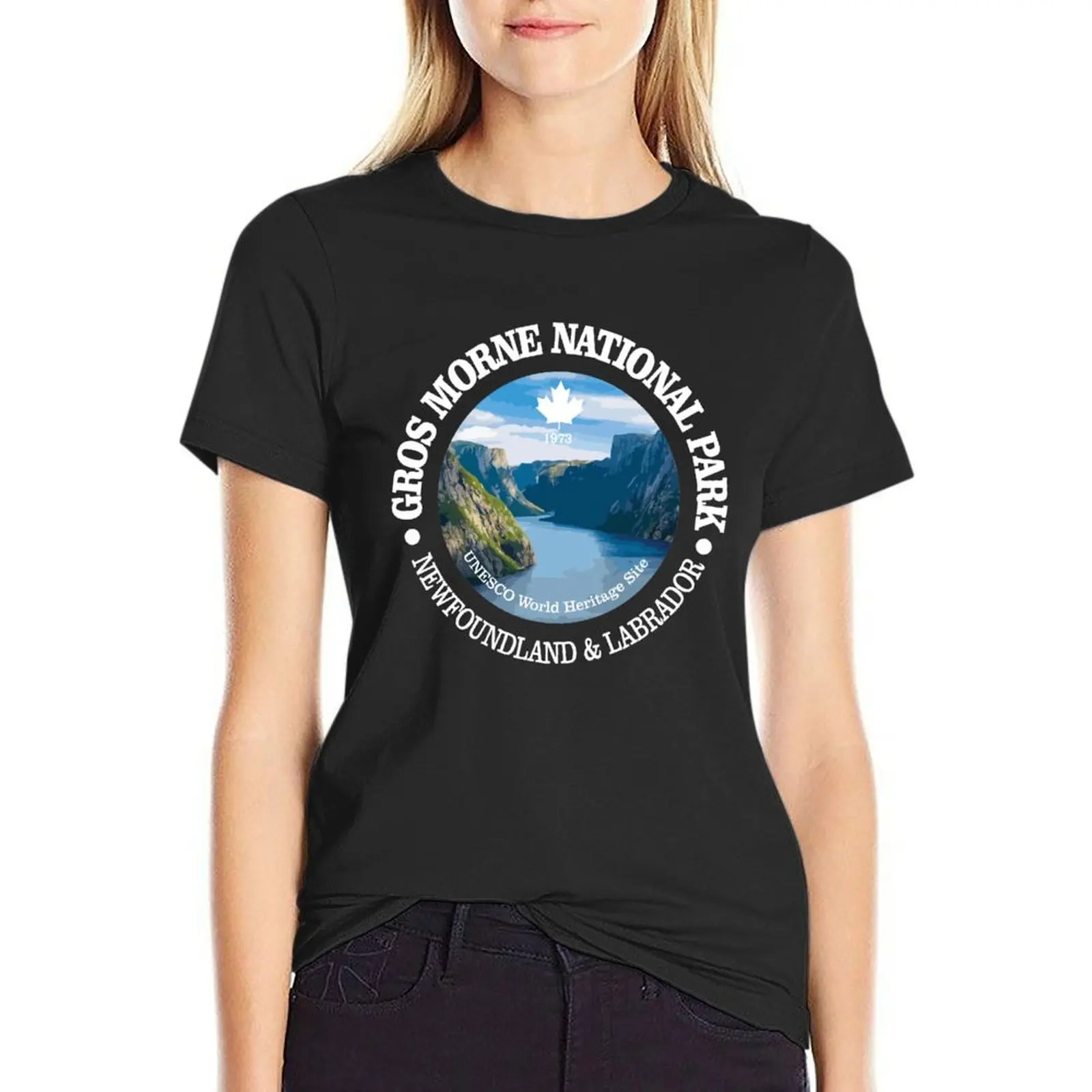 Gros Morne National Park (NP) T-Shirt Female clothing kawaii clothes black t-shirts for Women
Gros Morne National Park (NP) T-Shirt Female clothing kawaii clothes black t-shirts for Women