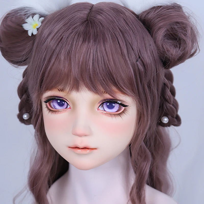 Индивидуальная женская милая девушка, смоляная маска кигуруми BJD на половину головы, косплей, японское аниме, ролевая маска Лолиты с глазами и париком
Индивидуальная женская милая девушка, смоляная маска кигуруми BJD на половину головы, косплей, японское аниме, ролевая маска Лолиты с глазами и париком