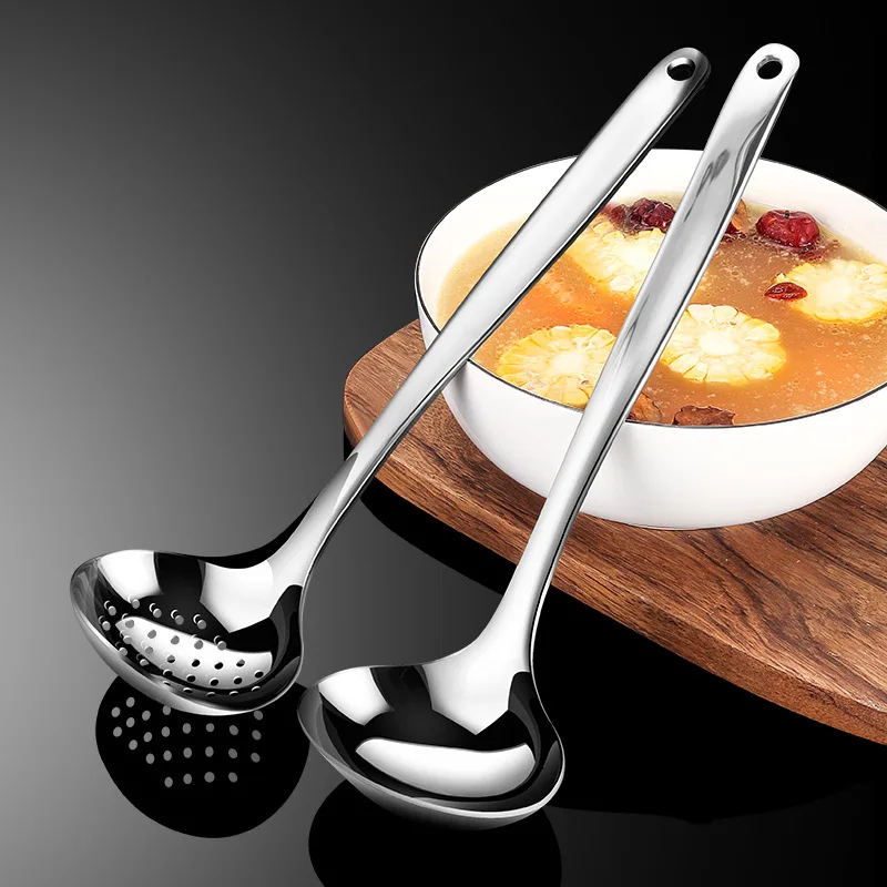 Daoqi 304 stainless steel hot pot spoon creative heart-shaped thickened spoon kitchen cooking with hanging hole spoon soup leak
Daoqi 304 stainless steel hot pot spoon creative heart-shaped thickened spoon kitchen cooking with hanging hole spoon soup leak