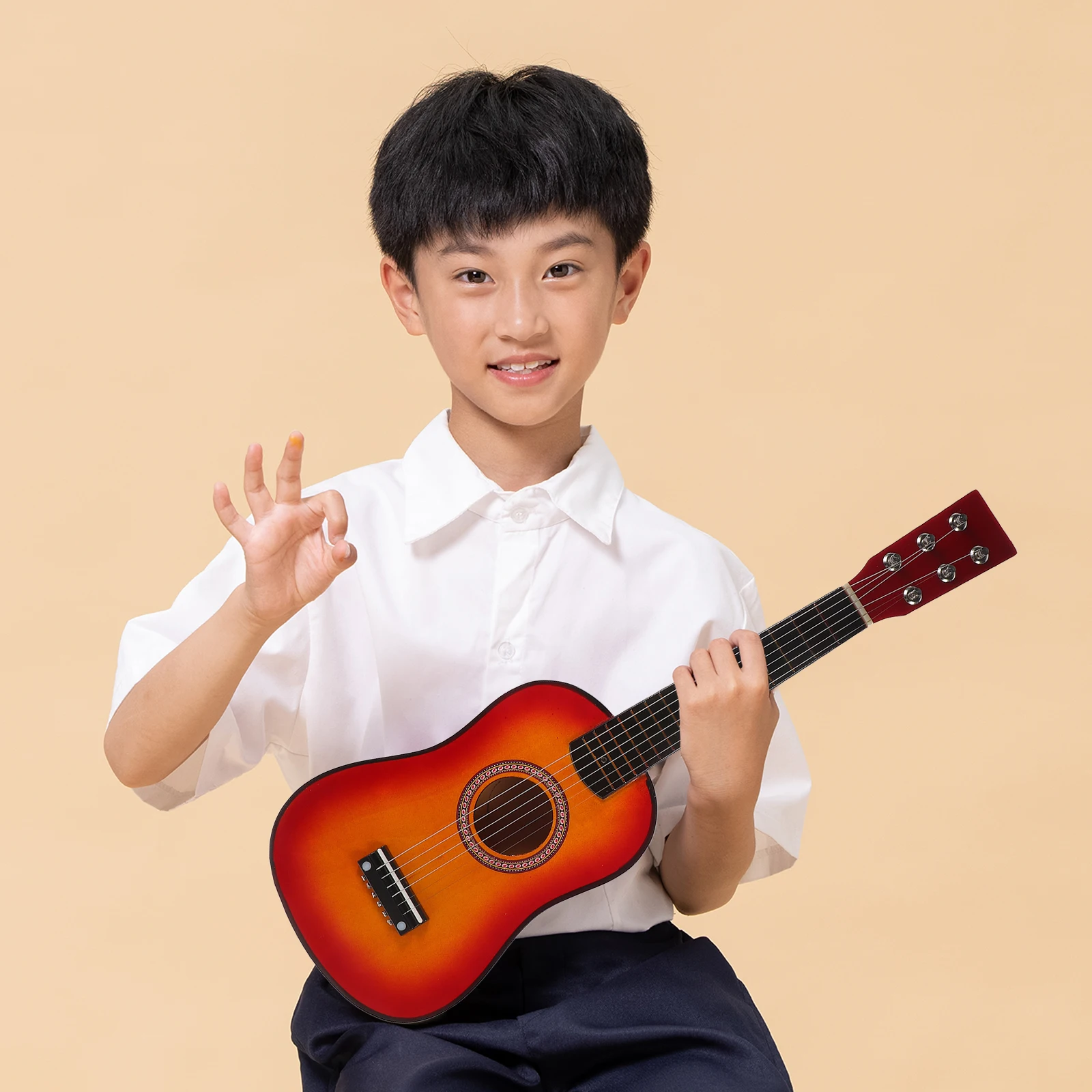 Children Practicing Guitar Guitars for Kids Accessories Starter Wood Beginners Acoustic
Children Practicing Guitar Guitars for Kids Accessories Starter Wood Beginners Acoustic