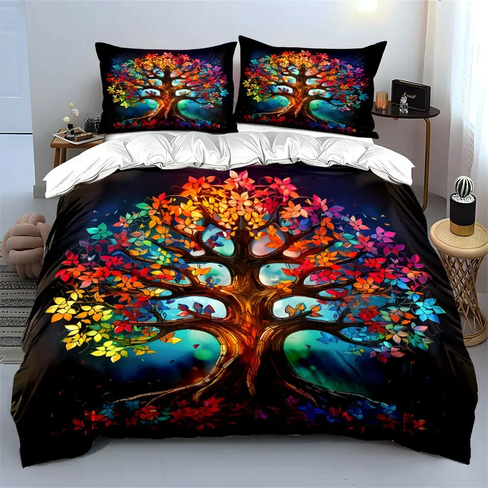 "Colorful Tree Art Decor Set" Soft Comfortable Duvet Cover Bedding Set Included 1*Duvet Cover & 2*Pillowcases, gift
"Colorful Tree Art Decor Set" Soft Comfortable Duvet Cover Bedding Set Included 1*Duvet Cover & 2*Pillowcases, gift