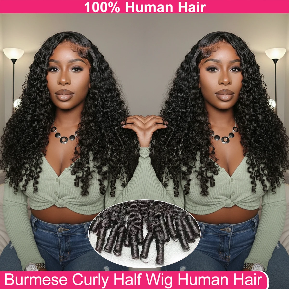Burmese Curly 30 40 Inch 13x6 HD Lace Frontal Wig Human Hair Preplucked for Women 13x4 Lace Front Wigs Deep Wave with Spiral End
Burmese Curly 30 40 Inch 13x6 HD Lace Frontal Wig Human Hair Preplucked for Women 13x4 Lace Front Wigs Deep Wave with Spiral End