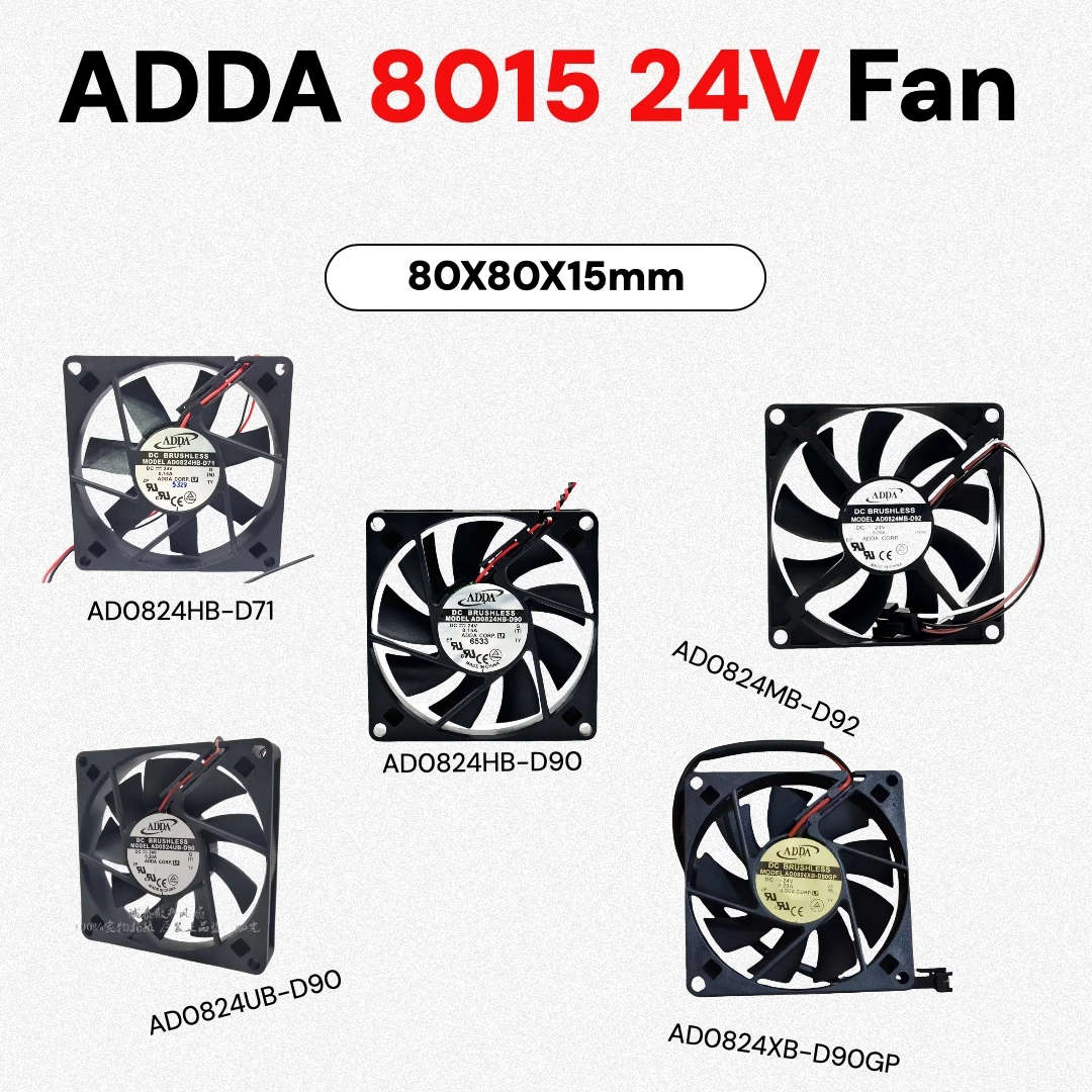 AD0824HB-D71 AD0824HB-D90 AD0824MB-D92 AD0824UB-D90 AD0824XB-D90GP для ADDA 8015 24 В 80 мм x 80 мм x 15 мм серии осевых вентиляторов охлаждения
AD0824HB-D71 AD0824HB-D90 AD0824MB-D92 AD0824UB-D90 AD0824XB-D90GP для ADDA 8015 24 В 80 мм x 80 мм x 15 мм серии осевых вентиляторов охлаждения
