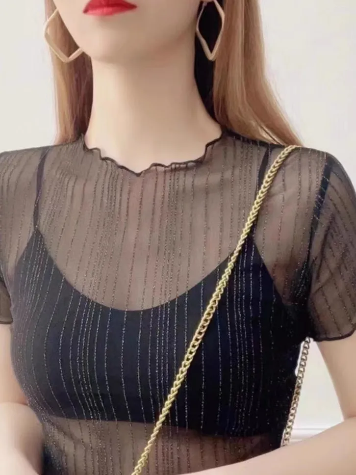 Лето ort Sve Lace Trim Me Base irt Женская футболка с ремешком Dr Inner Wear Золотой кружевной топ Faionable Slim Fit круглый...
Лето ort Sve Lace Trim Me Base irt Женская футболка с ремешком Dr Inner Wear Золотой кружевной топ Faionable Slim Fit круглый...