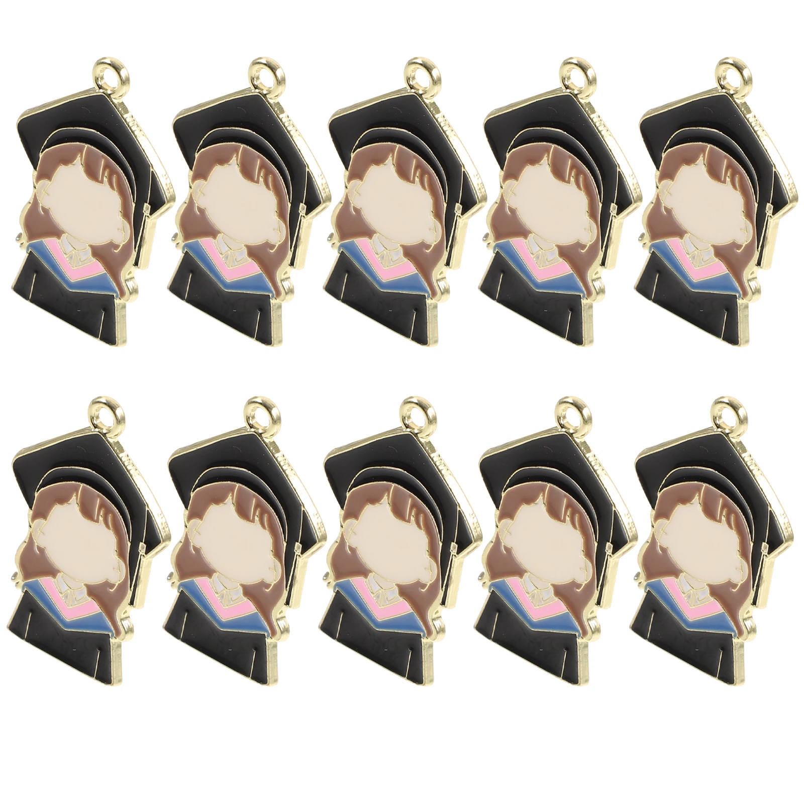 10 Pcs Graduation Charms Decorative Jewelry DIY Keychain Accessories Pendant Doctor Girl Earrings charms for necklace making
10 Pcs Graduation Charms Decorative Jewelry DIY Keychain Accessories Pendant Doctor Girl Earrings charms for necklace making