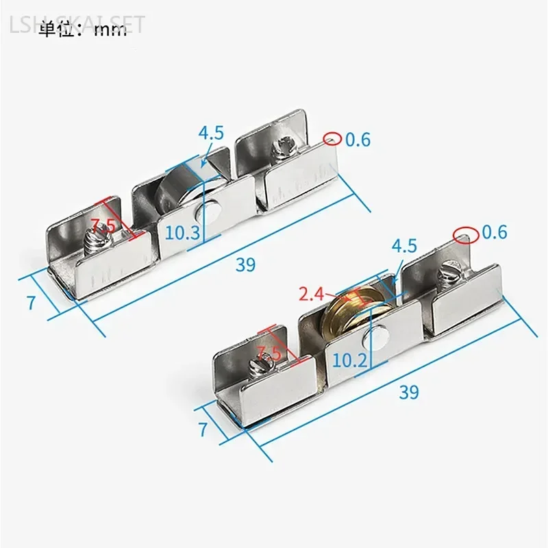 10Pcs Aluminum Alloy Window Pulley Sliding Door Window Wheel Glass Window Track Roller Furniture Hardware Accessories
10Pcs Aluminum Alloy Window Pulley Sliding Door Window Wheel Glass Window Track Roller Furniture Hardware Accessories