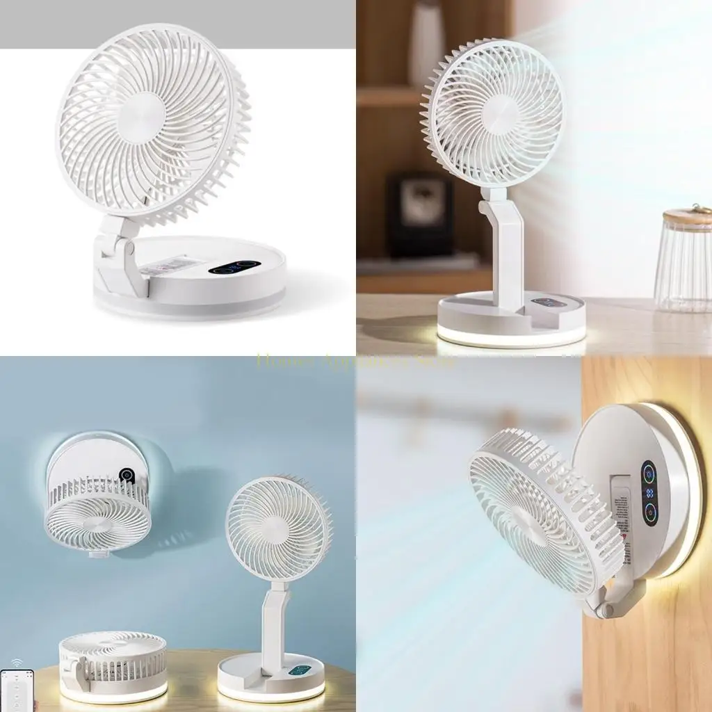 D0AB Multifunctional Folding Fan with Soft Light Portable Air Circulation Fan Remote Control Quiet Office Fan Easy to Use
D0AB Multifunctional Folding Fan with Soft Light Portable Air Circulation Fan Remote Control Quiet Office Fan Easy to Use