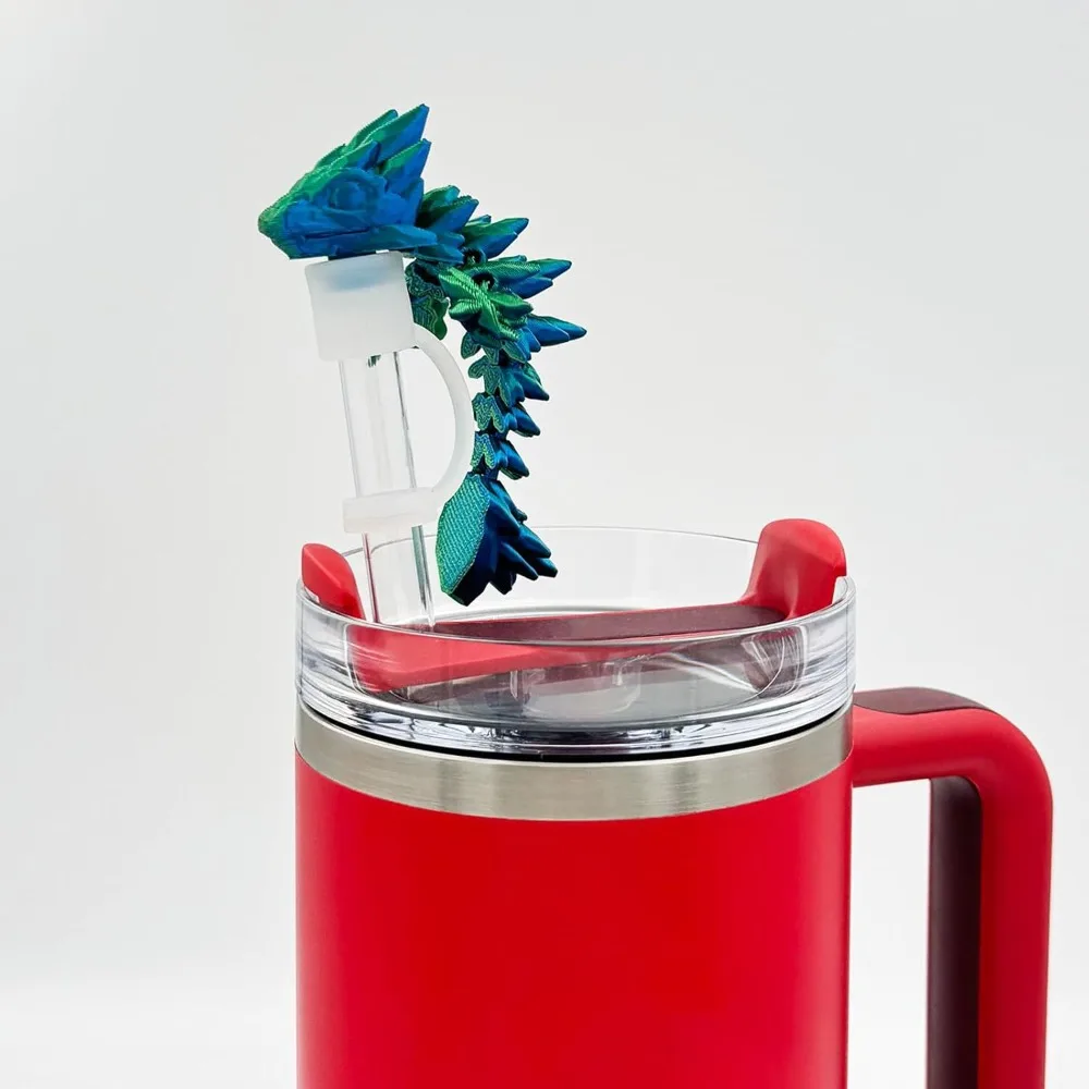 2Pcs 3D Printed Dragon Straw Cover Laser Gradient Color Silicone Straw Topper Spill Resistant Dust-proof Straw Cap Boys Gift
2Pcs 3D Printed Dragon Straw Cover Laser Gradient Color Silicone Straw Topper Spill Resistant Dust-proof Straw Cap Boys Gift