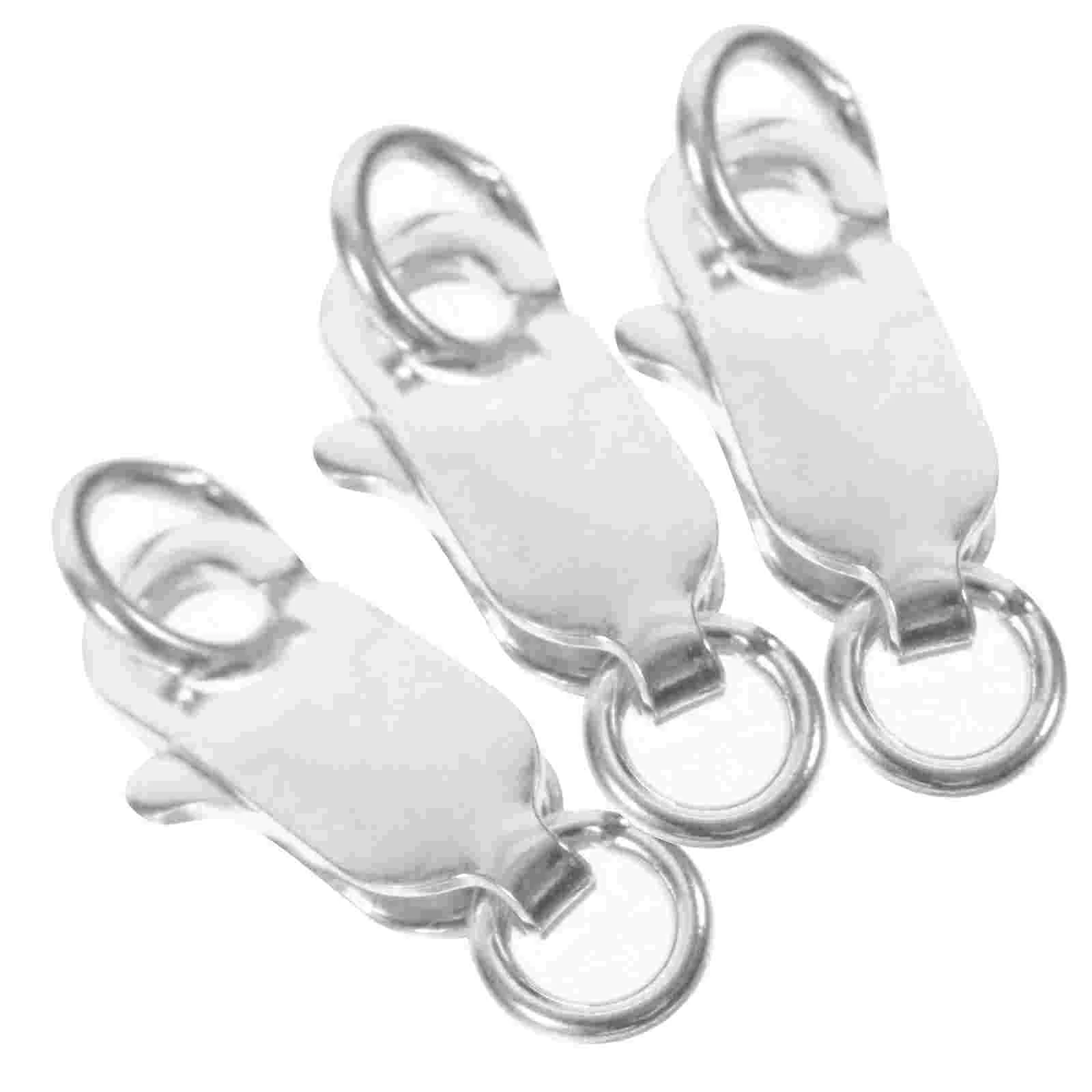 925 Sterling Silver Bracelet Clasp Lobster Necklace Material Jump Accessory Set for Handmade Jewelry Easy Install Fade
925 Sterling Silver Bracelet Clasp Lobster Necklace Material Jump Accessory Set for Handmade Jewelry Easy Install Fade