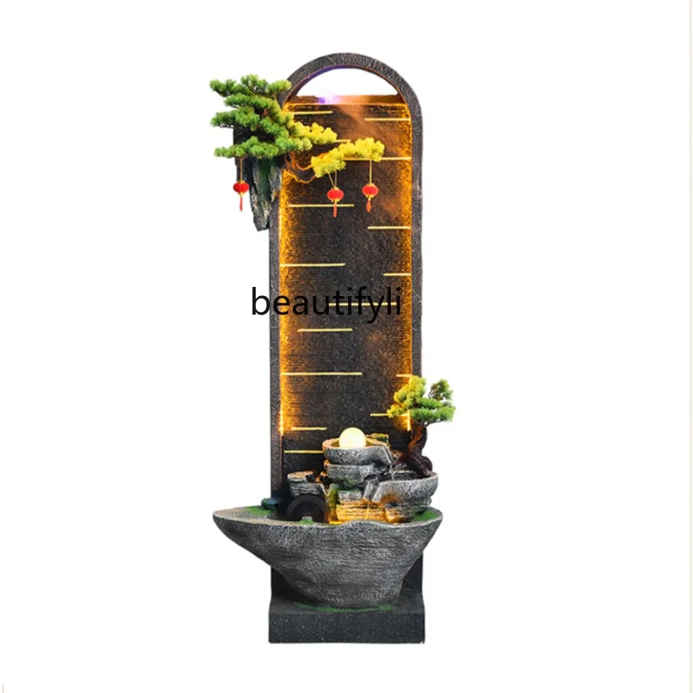 A Chinese Style Water Curtain Wall Stonewashed Fountain Floor Flowing Water Ornaments Living Room Hallway Decoration
A Chinese Style Water Curtain Wall Stonewashed Fountain Floor Flowing Water Ornaments Living Room Hallway Decoration