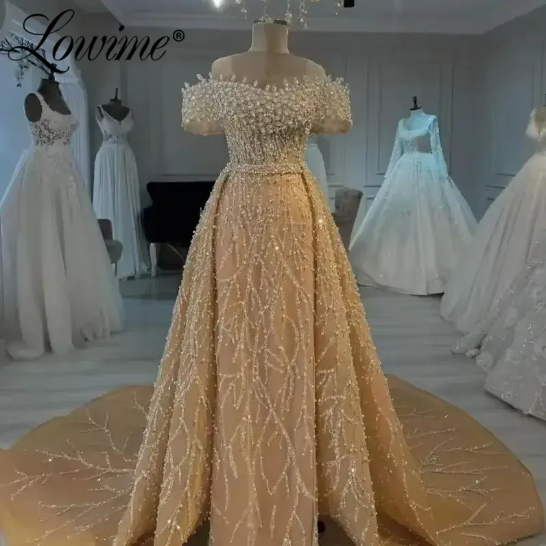 Luxury Shiny Crystals Long Prom Celebrity Dresses Customized Champagne Evening Gowns With Detachable Skirt Robes De Soirée
Luxury Shiny Crystals Long Prom Celebrity Dresses Customized Champagne Evening Gowns With Detachable Skirt Robes De Soirée