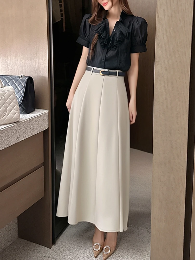 Business Women's High Waist A-Line Skirt Slimming Commute Style Spring Summer New Arrival Elegant Dress Length Umbrella ...
Business Women's High Waist A-Line Skirt Slimming Commute Style Spring Summer New Arrival Elegant Dress Length Umbrella ...