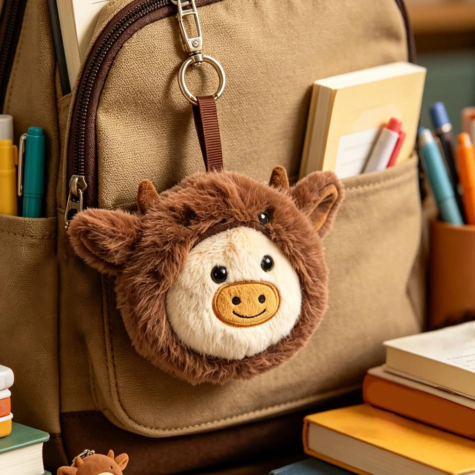 Plush Bag Charm Reversal Expression Plush Cow Backpack Pendant Cute Bag Charm for Students Teacher Women Girls Kids Birthday
Plush Bag Charm Reversal Expression Plush Cow Backpack Pendant Cute Bag Charm for Students Teacher Women Girls Kids Birthday
