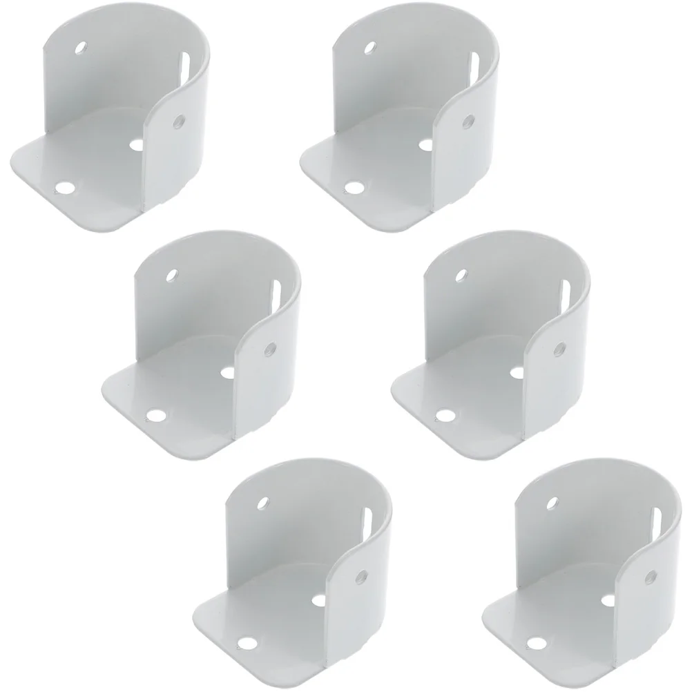 6Pcs Heavy Duty Closet Rod Holders Iron Closet Pole Holders for Wardrobe Shower Curtain Rod Brackets Shower Curtain Holder 
6Pcs Heavy Duty Closet Rod Holders Iron Closet Pole Holders for Wardrobe Shower Curtain Rod Brackets Shower Curtain Holder