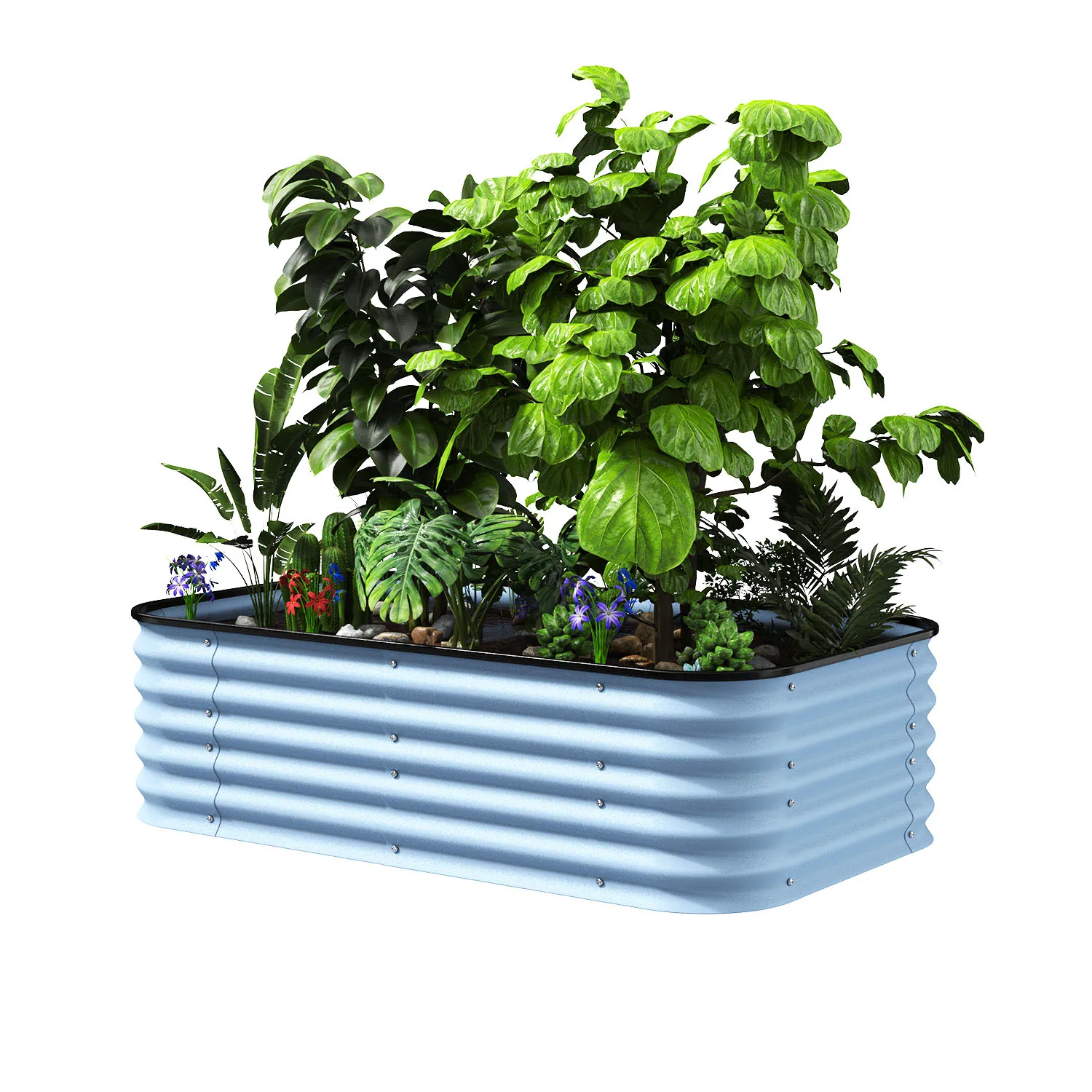 Factory price 32 inch tall raised garden bed backyard yard flower pot flower pot
Factory price 32 inch tall raised garden bed backyard yard flower pot flower pot