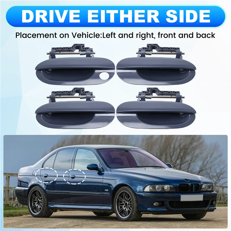 4 шт. ручка открывания внешней двери 51218245461 51218245462 для BMW 5 серии E39 1997-2003 51218245463 51218245464/55/56
4 шт. ручка открывания внешней двери 51218245461 51218245462 для BMW 5 серии E39 1997-2003 51218245463 51218245464/55/56