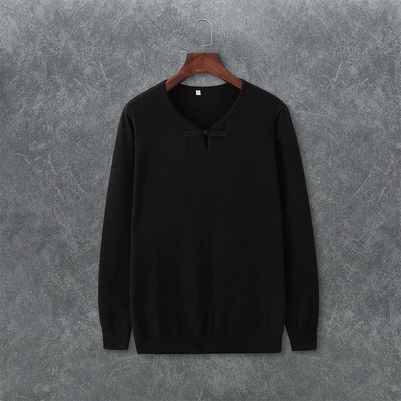2023 New Winter Men's Sweater Fashion Pullover South Korea Fashion Chinese Style Knitwear Retro Plate Button Clothes Large
2023 New Winter Men's Sweater Fashion Pullover South Korea Fashion Chinese Style Knitwear Retro Plate Button Clothes Large