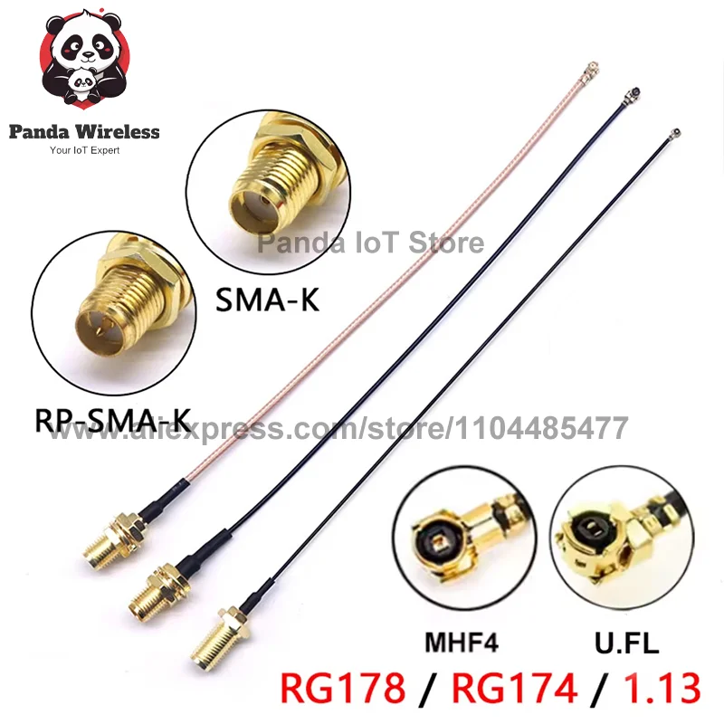 2 шт. 5 см-100 см RG178 1,13 0,81 адаптерный кабель SMA к U.FL косичка перемычка RP SMA гнездо для Wi-Fi маршрутизатора антенна кабель антенна Exte
2 шт. 5 см-100 см RG178 1,13 0,81 адаптерный кабель SMA к U.FL косичка перемычка RP SMA гнездо для Wi-Fi маршрутизатора антенна кабель антенна Exte