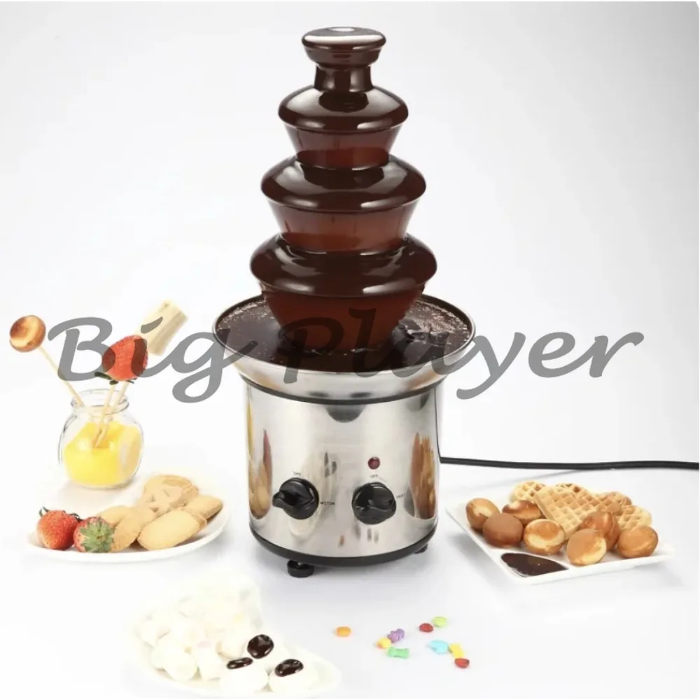 110V Four Layer Chocolate Fountain Machine - Small DIY Chocolate Waterfall Melting Machine for Baking and Hotel Use
110V Four Layer Chocolate Fountain Machine - Small DIY Chocolate Waterfall Melting Machine for Baking and Hotel Use