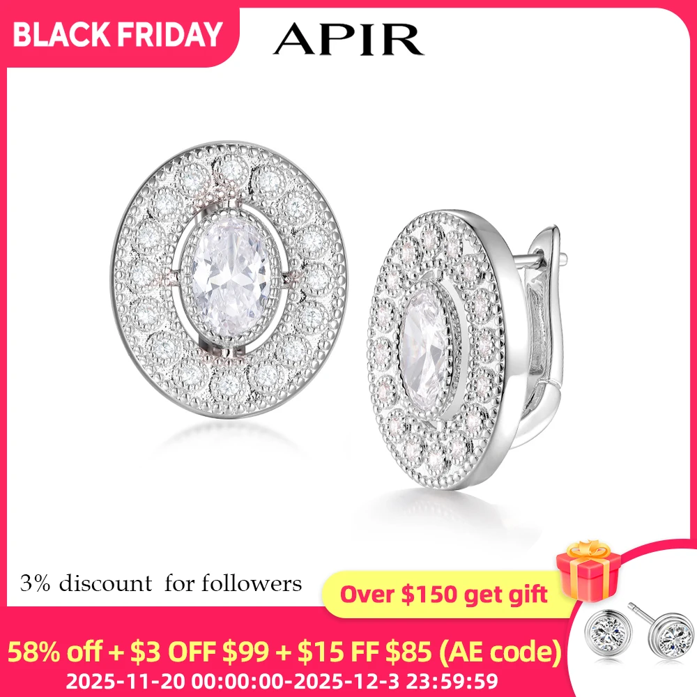 APIR 3,98 карата овальной огранки, серьги-клипсы из мессанита для женщин, стерлинговое серебро 925 пробы, серьги в европейском стиле в стиле ретро, банкетные украшения
APIR 3,98 карата овальной огранки, серьги-клипсы из мессанита для женщин, стерлинговое серебро 925 пробы, серьги в европейском стиле в стиле ретро, банкетные украшения