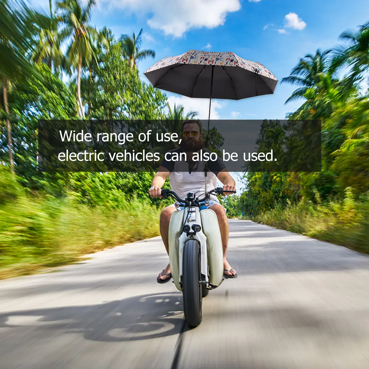 1pc Bicycle Umbrella Holder Folding Black For Handlebar Rain Sun Protection Free Hands Riding Safety Gift Umbrella Bracket Stand
1pc Bicycle Umbrella Holder Folding Black For Handlebar Rain Sun Protection Free Hands Riding Safety Gift Umbrella Bracket Stand